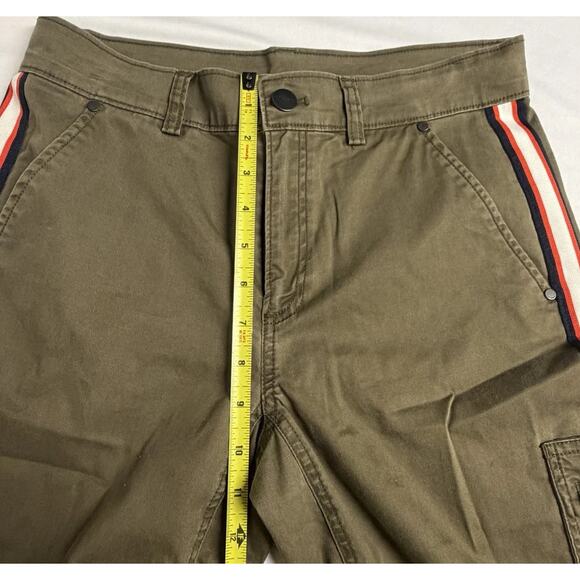 ATHLETA Women’s Summit Cargo Pant Olive Green Stripe Utility Hiking Pants Size 2 - Picture 13 of 14